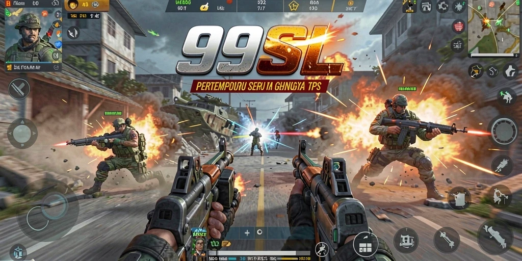 Tampilan gameplay seru di 99SL yang penuh aksi TPS.