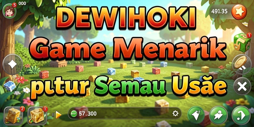 Tampilan gameplay DEWIHOKI yang seru dan menantang.