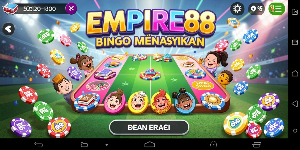 Gameplay Bingo yang seru dan interaktif di EMPIRE88.