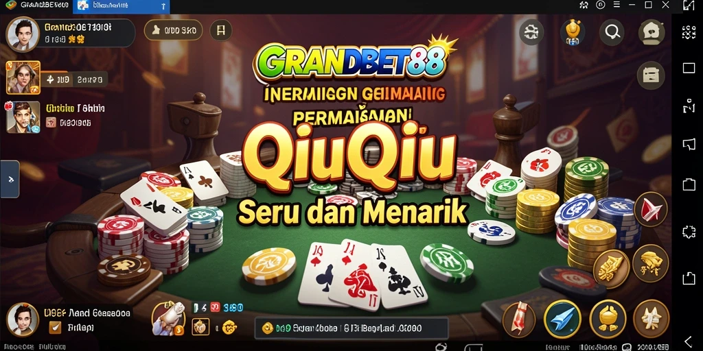 Tampilan gameplay QiuQiu yang menarik di GRANDBET88.