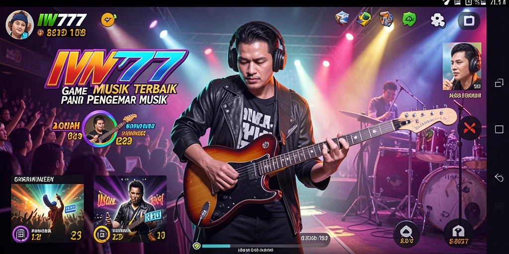 Screenshot gameplay IW777 menampilkan pengalaman bermain musik yang seru.