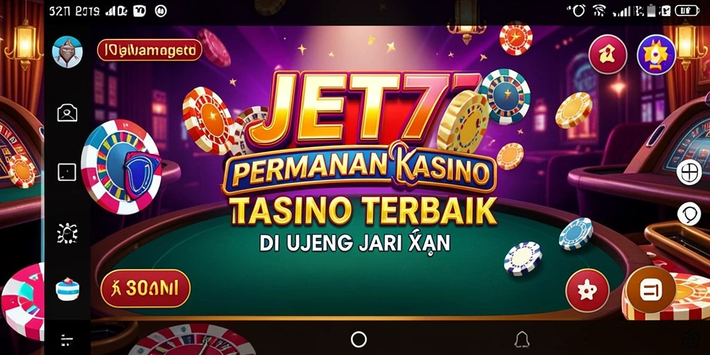 Tampilan utama gameplay JET77 yang memukau dan interaktif.