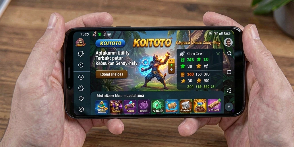 Tampilan screenshot KOITOTO dengan fitur Utility yang menarik dan mudah digunakan.