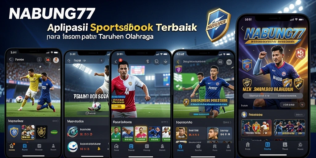 Tampilan screenshot utama NABUNG77 menampilkan berbagai pilihan taruhan olahraga.