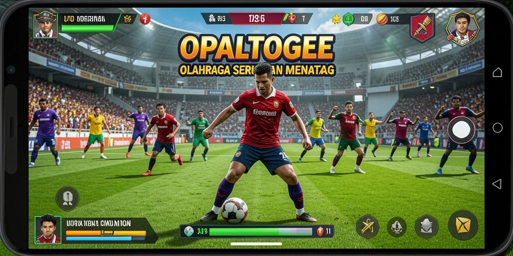Screenshot gameplay OPALTOGEL yang menunjukkan aksi seru dalam olahraga.