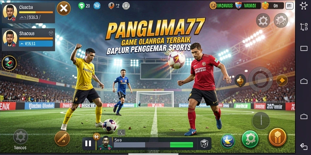 Tampilan permainan PANGLIMA77 dengan aksi olahraga yang mendebarkan.