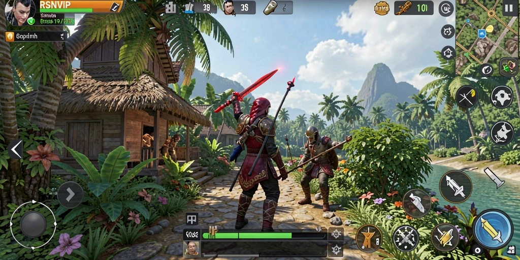 Gameplay RSNVIP yang menarik dalam simulasi kehidupan nyata.