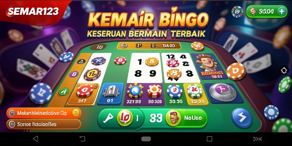 Tampilan gameplay seru dalam aplikasi Bingo SEMAR123.