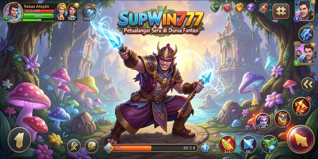 Tampilan gameplay seru dari SUPWIN777 yang penuh petualangan.